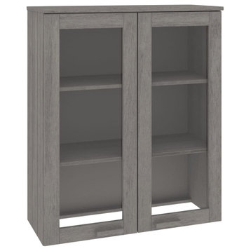 vidaXL Top for Highboard Coffee Bar Cabinet HAMAR Light Gray Solid Wood Pine