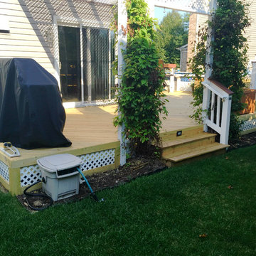Multi-Level Pool Deck in Aurora, IL