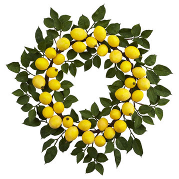 24" Lemon Wreath