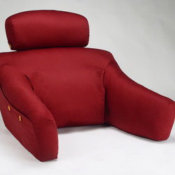 Cequal Products/ BedLounge - Hypoallergenic BedLounge, Burgundy, Small - Bed Pillows
