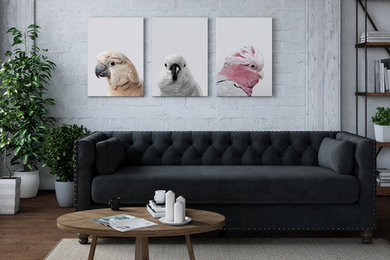 This is an example of an arts and crafts living room in Melbourne.