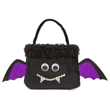Bat Halloween Treat Bag, 7"x7"x13"