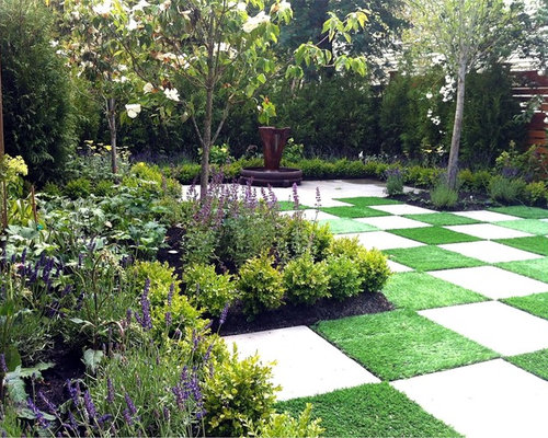 Backyard Artificial Grass | Houzz