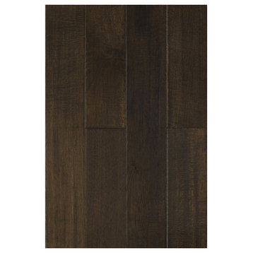 East West Furniture Sango Premier 1/2 x 5" Hardwood Flooring in Oak Shadow Gray
