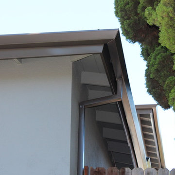 Fascia Wrap, Seamless Angle Faced Gutters,Box Downspouts,Los Angeles