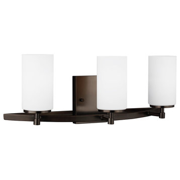 Alturas 3-Light Wall/Bath, Brushed Oil Rubbed Bronze, 100W