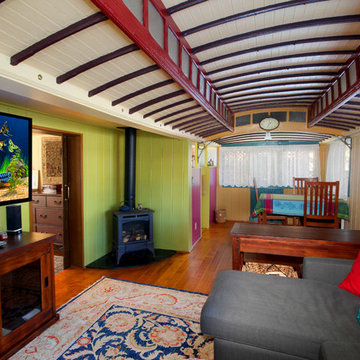 Custom Painting - Interior - Railroad Car House