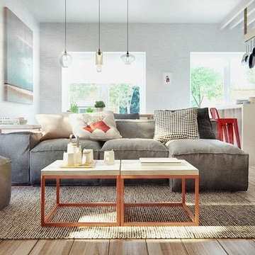 Nội thất căn hộ Penthouse phong cách Scandinavian