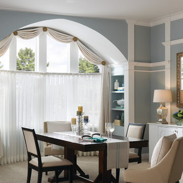 Sheer Shades for the Dining Room