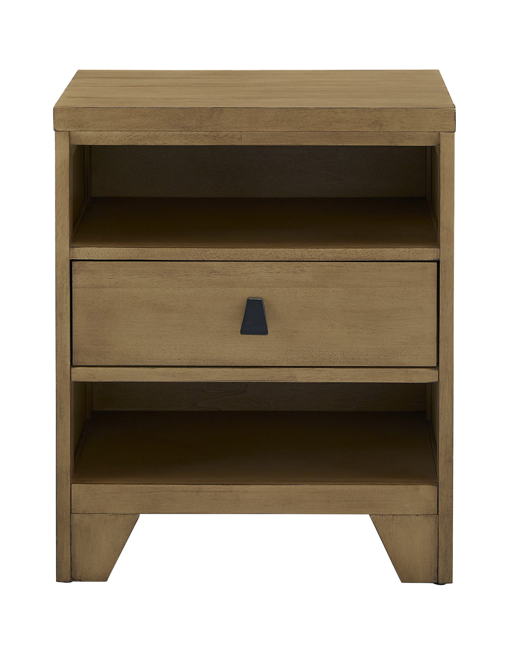 Hayden Night Stand, Blonde/Light Gold - Transitional - Nightstands And Bedside Tables - by ...