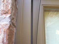 How to cover the exterior gap around window to hide foam caulk - Home  Improvement Stack Exchange