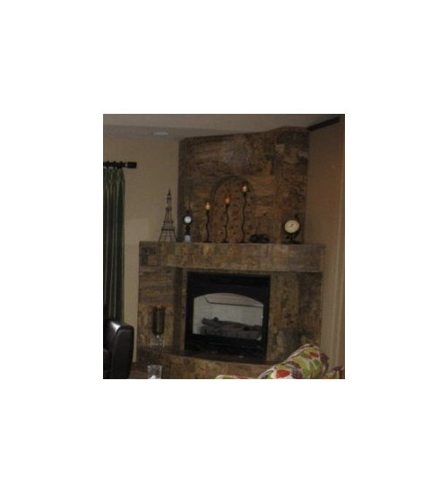 How can I accessorize this fireplace and add color to it????