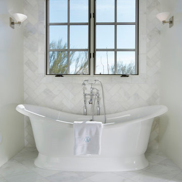 Bianco Carrara Marble Bathroom