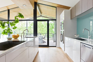 Minimalist kitchen photo in Other