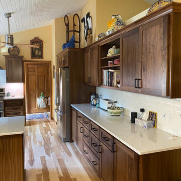 Walnut Refaced Kitchen