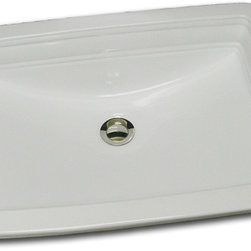 Marzi Sinks - Rectangle with Primary Border - Bathroom Sinks