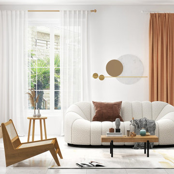 Carefully Choose Furniture to Keep the Living Room Well Lighted