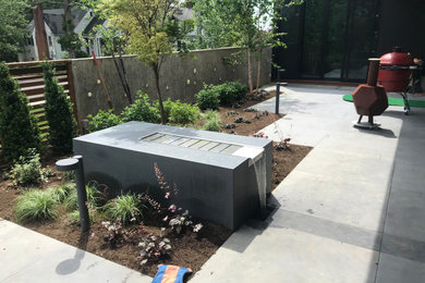 Patio and Water Fountain Installation
