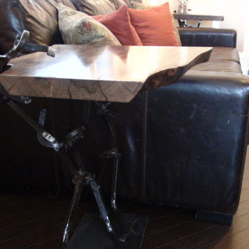 Claro Walnut coffee and side table set