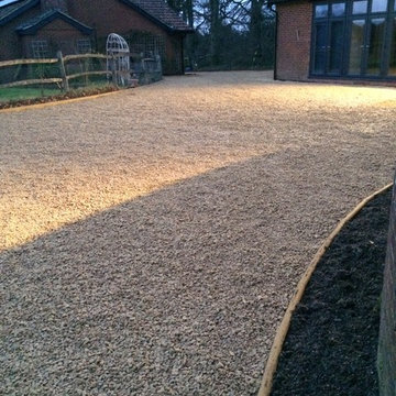 New driveway with Cotswold chippings