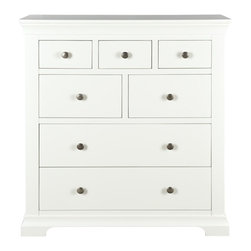 Chantilly White Chantilly 7 Drawer Chest - Dressers