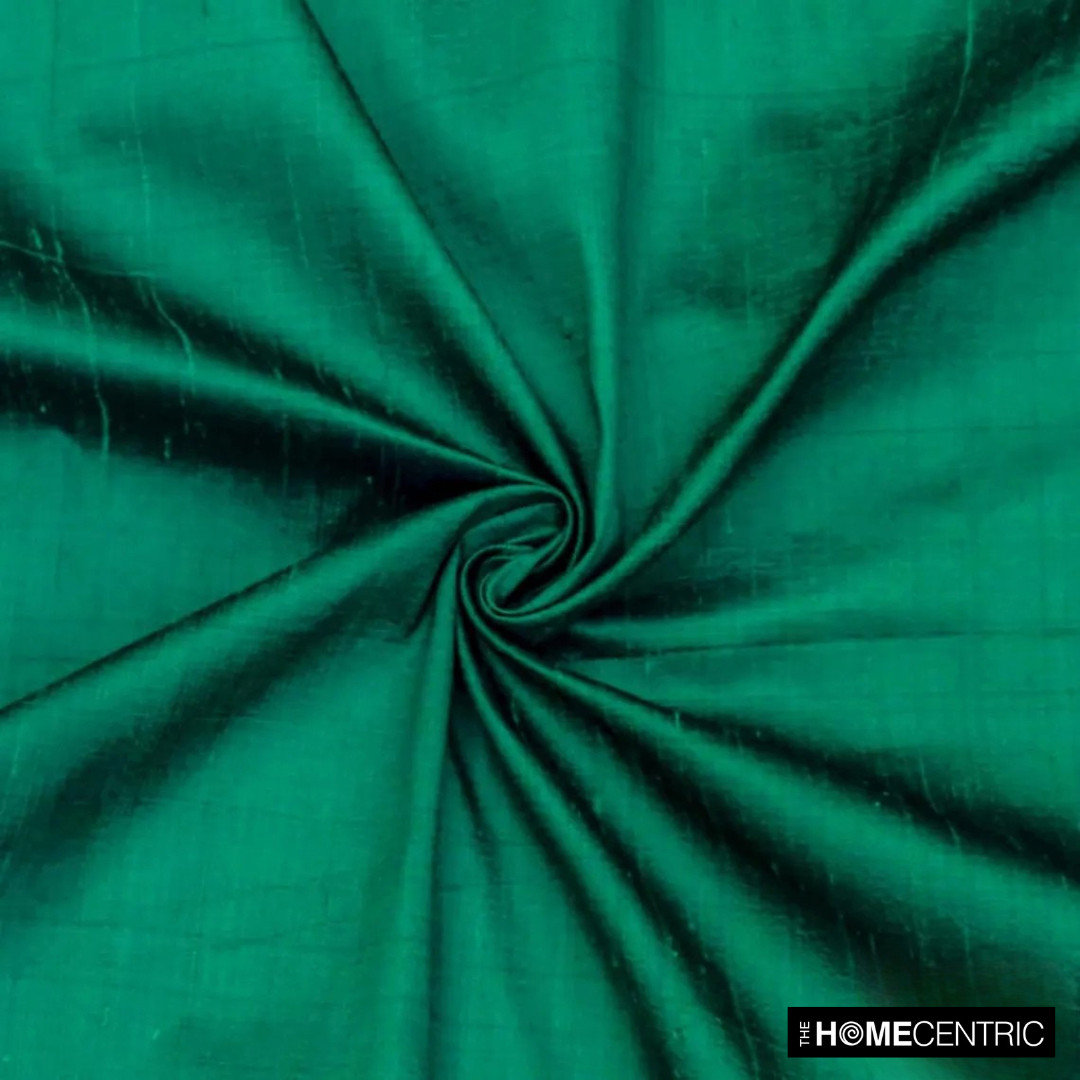 Amazon Green Dupioni Silk Fabric main image 0
