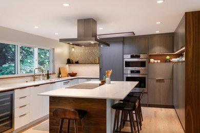 This is an example of a midcentury kitchen.