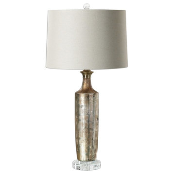 Valdieri Metallic Bronze Lamp By Designer Jim Parsons
