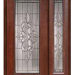 Prehung Entry Sidelite Door 80 Fiberglass Courtlandt Full Lite Glass - Front Doors