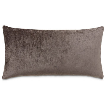 The Smith 13"x24" Oblong Chenille Pillow Graphite