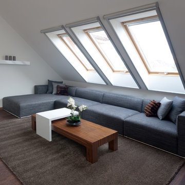 Minimalist rooftop apartment