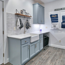 laundry, pool bath, mud room, hallway