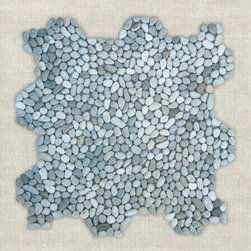 UBUD - Moonstone | 12" x 12" | Pebble Mosaic - Mosaic Tile