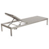 3 Sally Lounger and 3 Side Table, Gray