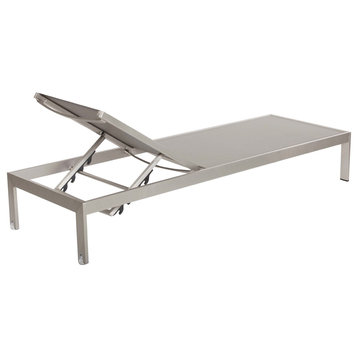 Sally Lounger and Side Table, Gray