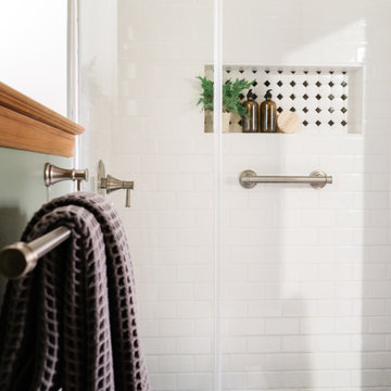 Two Traditional Bathrooms Remodels