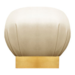 Worlds Away - Worlds Away Dupont Pouf - Floor Pillows And Poufs