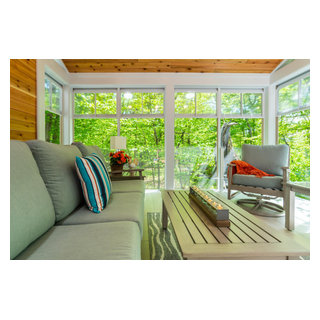 Screen Room Addition - Modern - Sunroom - Minneapolis - by mackmiller ...