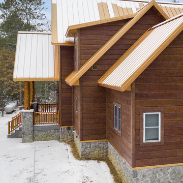 Concrete Log Siding Homes