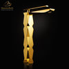 Ikon Luxury Vessel Sink Faucet, Brushed Gold, Without pop-up drain