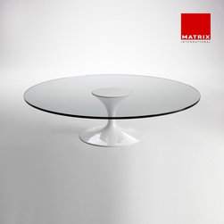 SAARINEN Low Table Glass Straight Edge - Coffee Tables
