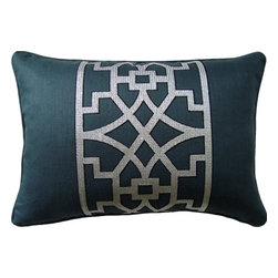 Don't Fret Bleu Marine Pillow - Decorative Pillows