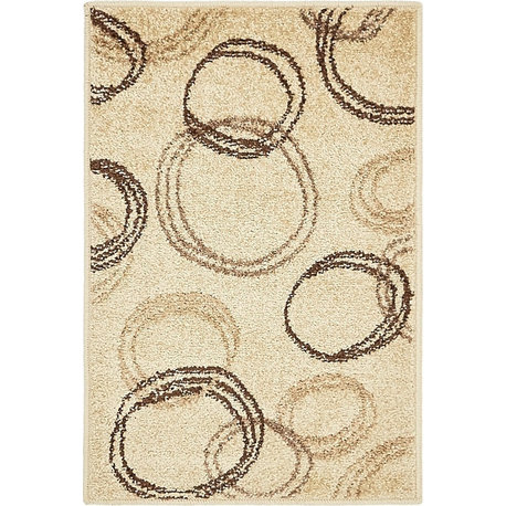 Unique Loom Beige Autumn Cornucopia 2' 0 x 3' 0 Area Rug