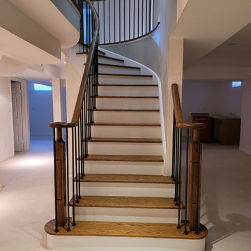 Hardwood Floor Refinishing + Staircase Refinishing (Mavis Rd, Mississauga)