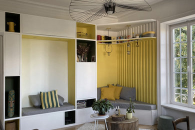 Aménagement d'un salon moderne.