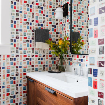 Coastal Blues Powder Room