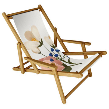 Deny Designs Showmemars Delicate Florals Sling Chair