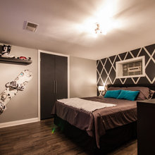 basement bedroom