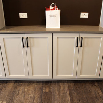 Waypoint Painted Harbor Cabinets and Lenova