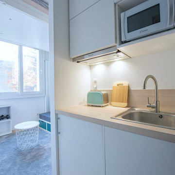 Une chambre transformée en studette à St-Germain-en-Laye